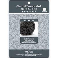 Mijin Cosmetics Essence Mask Charcoal - Маска тканевая древесный уголь 23 г