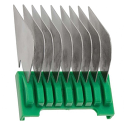 Moser - Насадка металлическая 22 мм, на машинку 1230,1400,1853-1871,1881,1854 (зеленая )