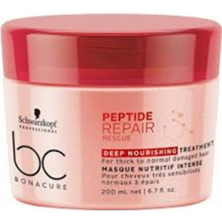 Schwarzkopf BC Bonacur Peptide Repair Rescue Deep Nourishing Treatment - Интенсивная питательная маска для волос 200 мл