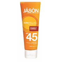 Jason Sunblock Family Natural SPF 45 - Натуральное солнцезащитное средство для всей семьи SPF 45 113 мл