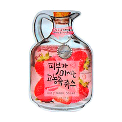 Baviphat Strawberry Juicy Mask Sheet Pore and Trouble - Маска тканевая фруктовая (клубника) 23 г