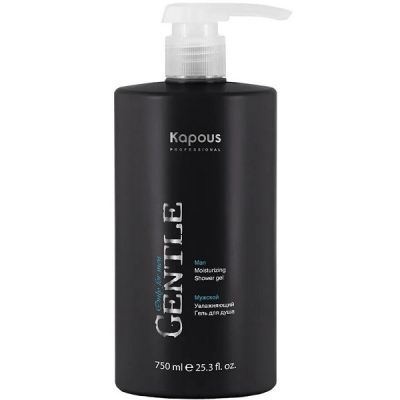 Kapous Professional Gentlemen Man Moisturizing Shower Gel - Увлажняющий мужской гель для душа с экстрактом оливы 750 мл