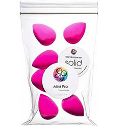 Beautyblender Original x6 + Blendercleanser Solid - Набор косметический (Спонж розовый 6 шт + мыло)