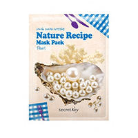 Secret Key Nature Recipe Mask Pack Peal - Маска тканевая жемчуг 20 г