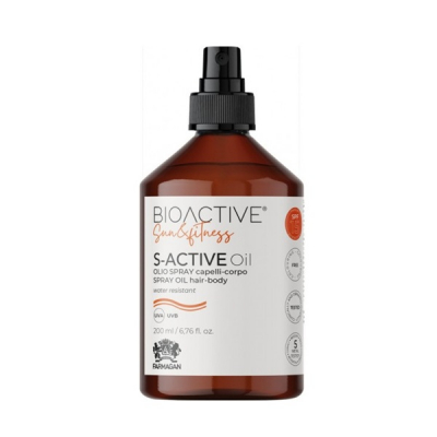 Farmagan Bioactive Sun S-Active Spray Oil For Body SPF15 - Спрей-масло для волос и тела 200 мл