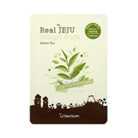 Berrisom Real Jeju Skingel Mask Green Tea - Маска для лица "зелёный чай"