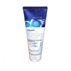 Farmstay Collagen Water Ful Moist Deep Cleansing Foam - Пенка для лица коллагеновая 250 г
