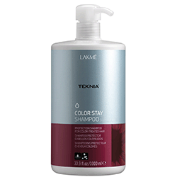 Lakme Teknia Color Stay Shampoo Sulfate-Free - Шампунь бессульфатный для защиты цвета окрашенных волос 1000 мл