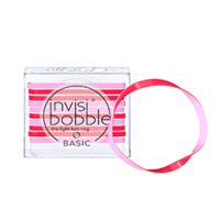 Invisibobble Basic Jelly Twist - Резинка для волос (розовая) 10 шт