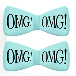 Double Dare OMG  Hair Up Bow Pin - Заколки для фиксации волос во время косметических процедур мятные