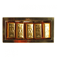 Baviphat Urban Dollkiss Agamemnon 24K Gold Bar Set - Мыло косметическое 24K 5*85 г