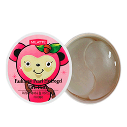Milatte Fashiony Pearl Hydrogel Eye Patch - Гидрогелевые патчи для кожи вокруг глаз с жемчугом 90 гр (60 шт)