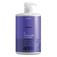 Lakme Teknia Ultra clair shampoo - шампунь тонирующий для светлых оттенков волос 1000 мл