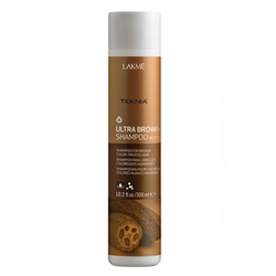 Lakme Teknia Ultra brown shampoo - Шампунь для поддержания оттенка окрашенных волос "Коричневый" 100 мл