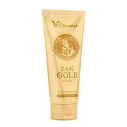 Elizavecca 24k Gold Snail Cleansing Foam - Пенка для умывания улиточная 180 мл