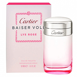 Cartier Baiser Vole Lys Rose Women Eau de Toilette - Картье розовая лилия туалетная вода 50 мл