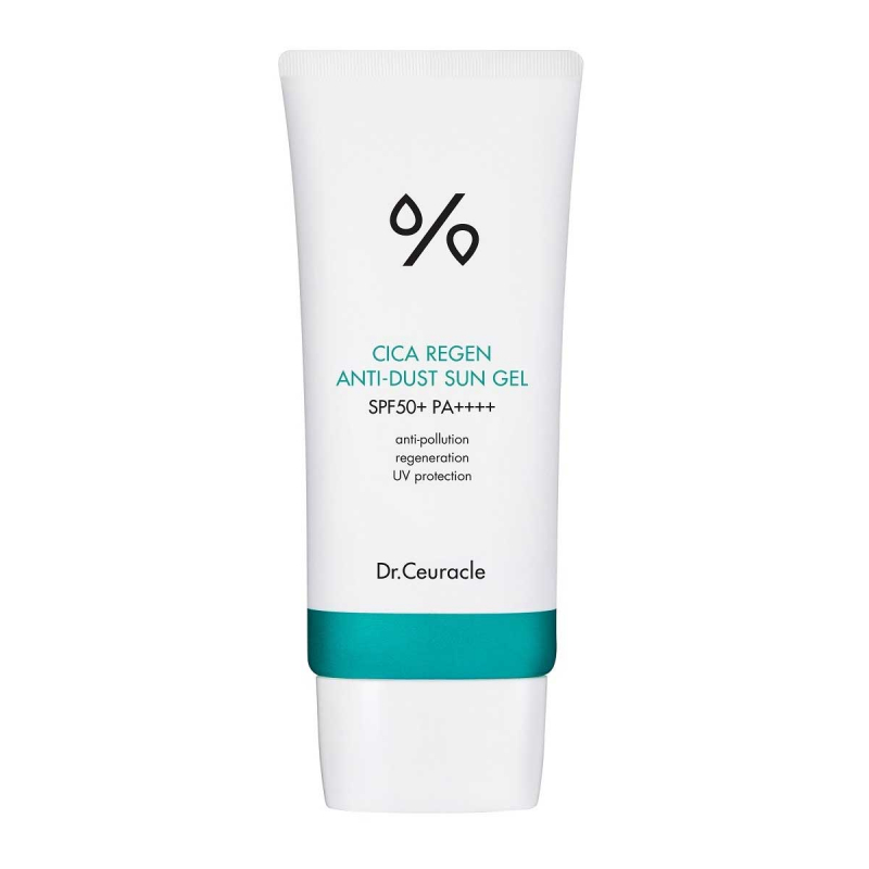 Dr.Ceuracle Cica Regen Anti Dust Sun Gel SPF 50+ PA++++ - Солнцезащитный крем 50 мл
