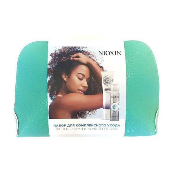 Nioxin Set - Подарочный набор в косметичке (маска для глубокого восстановления волос 150 мл, сухой шампунь 65 мл) от бренда Nioxin (США) по цене 2669 руб. - интернет-магазин косметики MAROSHKA.COM
