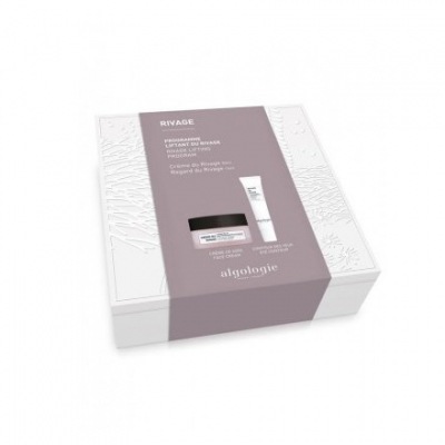 Algologie Rivage - Набор для коррекции возрастных изменений (укрепляющий лифтинговый крем 50 мл, крем-филлер против морщин в области глаз 15 мл)