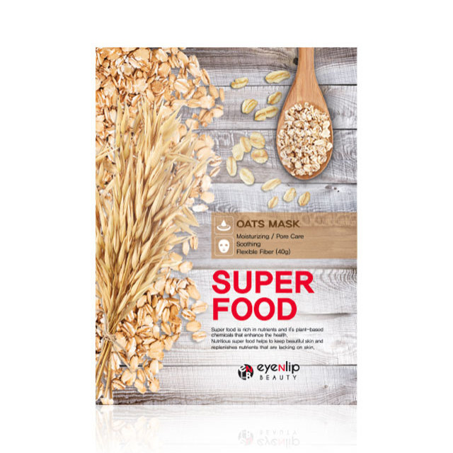 Eyenlip Super Food Oats Mask - Маска на тканевой основе (с экстрактом овсянки) 23 мл
