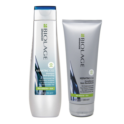 Matrix Biolage Keratindose - Новогодний набор для укрепления волос (шампунь 250 мл, кондиционер 200 мл)