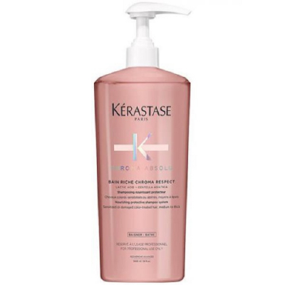 Kerastase Chroma Absolu Bain Riche Chroma Respect - Шампунь-ванна для окрашенных толстых волос 1000 мл