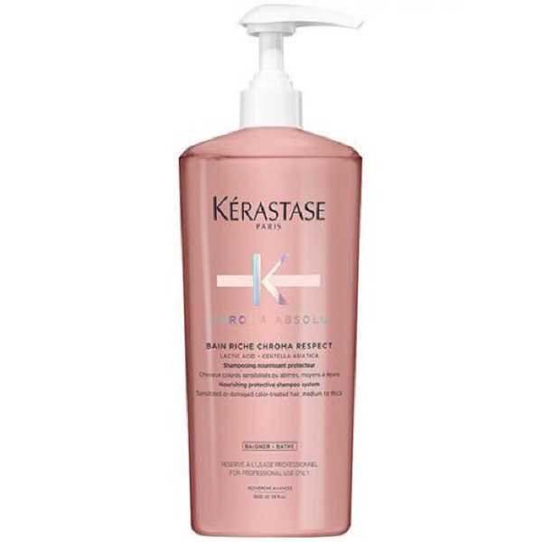 Kerastase Chroma Absolu Bain Riche Chroma Respect - Шампунь-ванна для окрашенных толстых волос 1000 мл