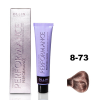 Ollin Performance Permanent Color Cream - Перманентная крем-краска для волос 8/73 светло-русый коричнево-золотистый 60 мл