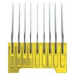 Moser - Насадка металлическая 16 мм, на машинку 1230,1400,1853-1871,1881,1854 (желтая)