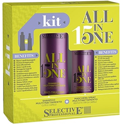 Selective All in Kit - Набор "с любовью" (шампунь 250 мл + маска-спрей для всех типов волос 150 мл)