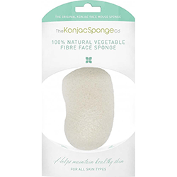 The Konjac Sponge Premium Face Mouse Pure White 100% - Спонж для умывания лица (премиум-упаковка)
