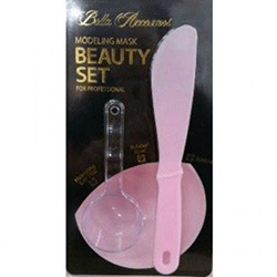 Anskin Tools Beauty Set Pink Rubber Ball Small Spatula Middle Measuring Cup - Набор для нанесения альгинатных масок 