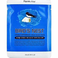 Farmstay Visible Diference Bird`s Nest Aqua Mask Pack - Маска тканевая с экстрактом ласточкиного гнезда 23 мл