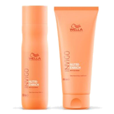 Wella Professionals Invigo Nutri-Enrich Set - Набор (шампунь ультрапитательный 250 мл + бальзам-уход питательный 200 мл) 