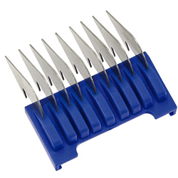 Moser - Насадка металлическая 10 мм, на машинку 1230,1400,1853-1871,1881,1854 (синяя)