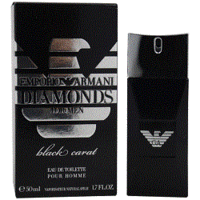 Armani Emporio Diamonds Black Carat for Him Men Eau de Toilette - Армани Эмпорио диамантс черный карат для него туалетная вода 50 мл