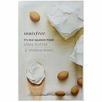 Innisfree My Real Squeeze Mask Shia Butter - Маска для лица тканевая (масло ши) 20 мл