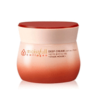 Etude House Moistfull Super Collagen Deep Cream - Крем для лица увлажняющий с коллагеном 75 мл