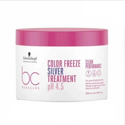 Schwarzkopf BC Bonacure Color Freeze Silver Mask - Маска для нейтрализации желтизны 500 мл