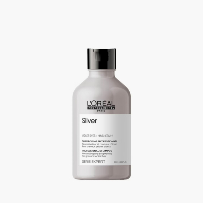 L'Oreal Professionnel Serie Expert Silver Shampoo - Шампунь для нейтрализации желтизны осветленных и седых волос 300 мл