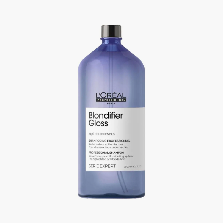 L'Oreal Professionnel Serie Expert Blondifier Gloss Shampoo - Шампунь для осветленных и мелированных волос 1500 мл