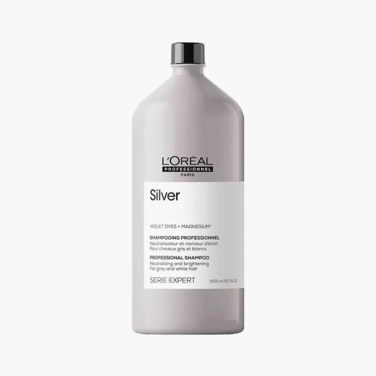 L'Oreal Professionnel Expert Silver - Шампунь для нейтрализации желтизны осветленных и седых волос 1500 мл