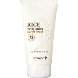 Skinfood Rice Brightening Scrub Foam - Пенка-скраб для умывания с экстрактом риса 150 мл