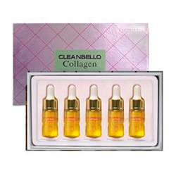 Deoproce Collagen Essential Moisture Ampoule - Сыворотка ампульная для лица коллагеновая 5*10 мл