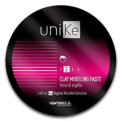 Brelil Unike Styling Clay Modeling Paste - Моделирующая паста сильной фиксации 100 мл 