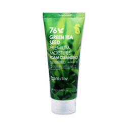 Farmstay Green Tea Seed Premium Moisture Cleansing Foam - Пенка для умывания 100 мл