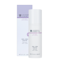 Janssen Cosmetics Oily Skin AHA + BHA Cleanser - Очищающая эмульсия для лица с фруктовыми кислотами 200 мл