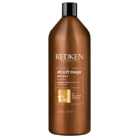 Redken All Soft Mega Shampoo - Шампунь для очищения, питания и смягчения очень сухих и ломких волос 1000 мл 