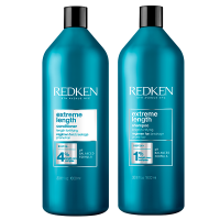 Redken Extreme Length Set - Набор для укрепления волос по длине (шампунь 1000 мл, кондиционер 1000 мл)