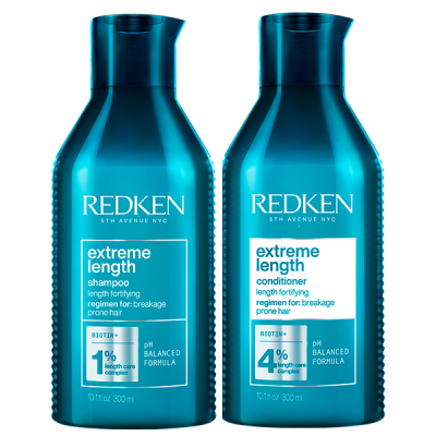 Redken Extreme Length Set - Набор для укрепления волос по длине (шампунь 300 мл, кондиционер 300 мл)